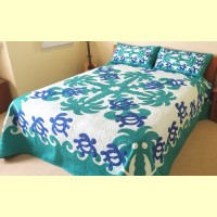 Hawaiian Bedspread-Honu Paradise